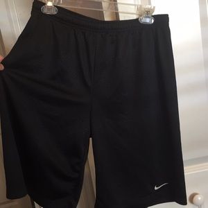 Black nike athletic shorts